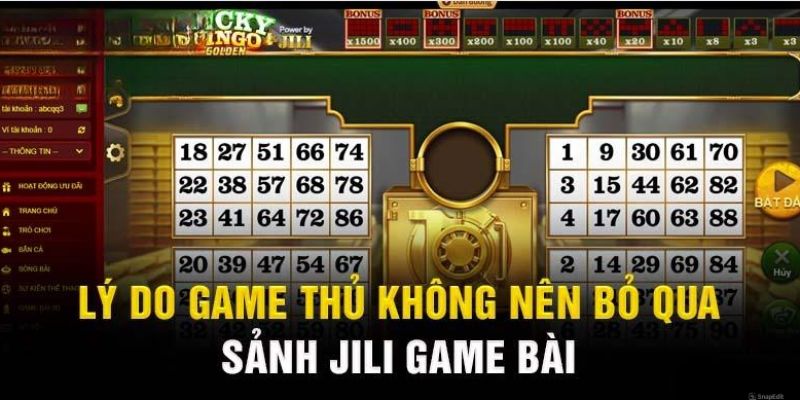 Những lợi ích khi tham gia JILI game bài